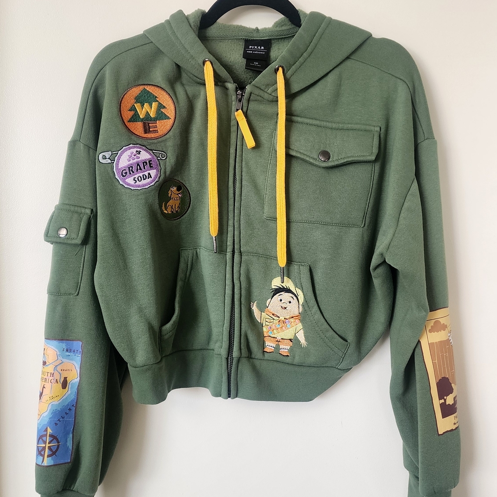 Stellah Green Kids Hoodie with Patches